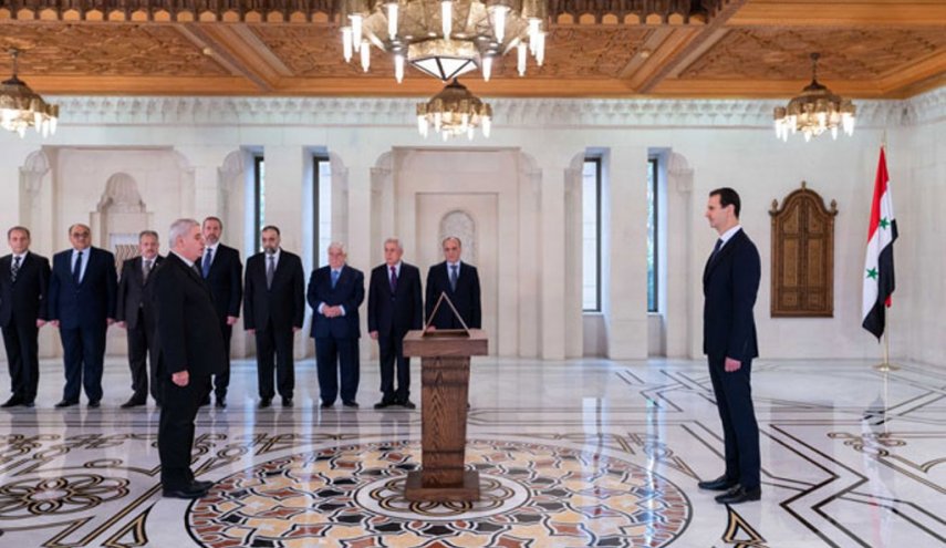 وزرای جدید سوریه برابر اسد سوگند یاد کردند