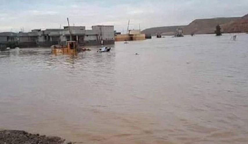 إغلاق طريق اربيل من جهة الموصل بسبب السيول