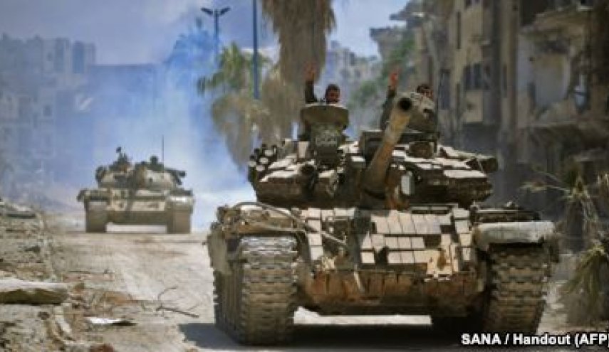 ارتش سوریه کانون تجمع تروریست‌های مستقر در شمال حماه را هدف قرار داد