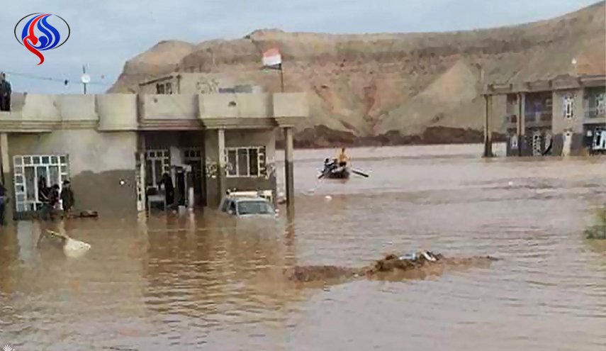 إخلاء قرية في كركوك جراء ارتفاع مناسيب المياه والسيول