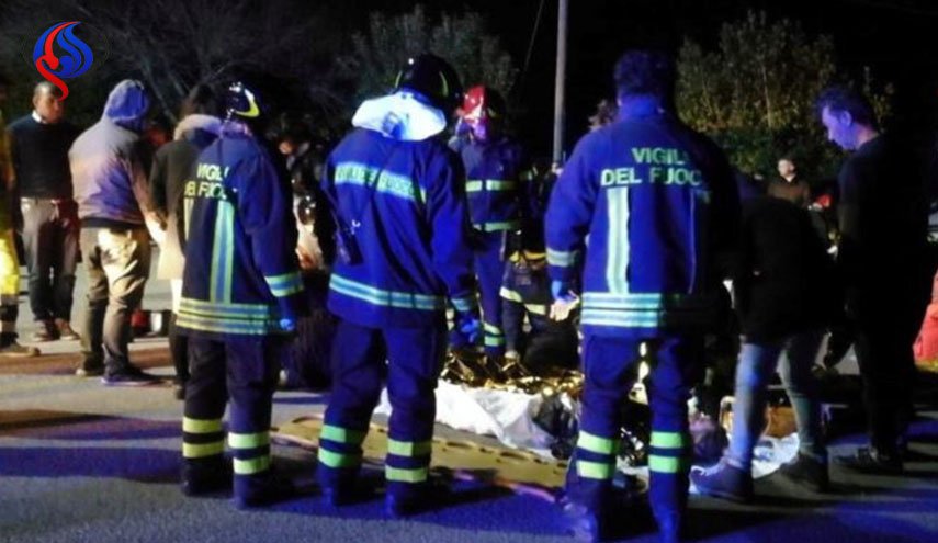 مقتل ستة اشخاص في ملهى ليلي في ايطاليا
