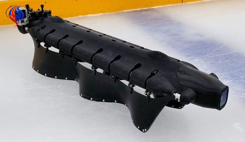 رباتی که روی یخ اسکیت می رود