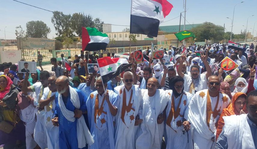حمایت احزاب موریتانی از سوریه