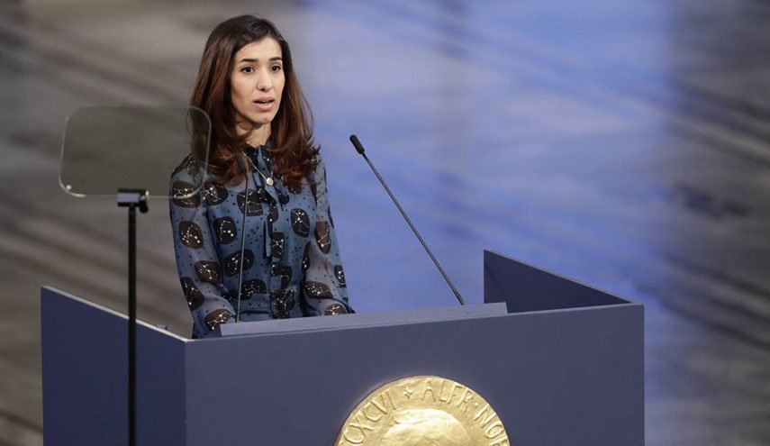 العراقية ناديا مراد تتسلم جائزة نوبل للسلام