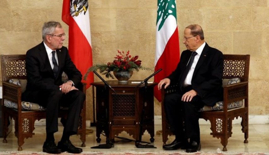 سوریه و تهدیدات تل‌آویو در رأس رایزنی‌ رئیس‌جمهور اتریش با همتای لبنانی
