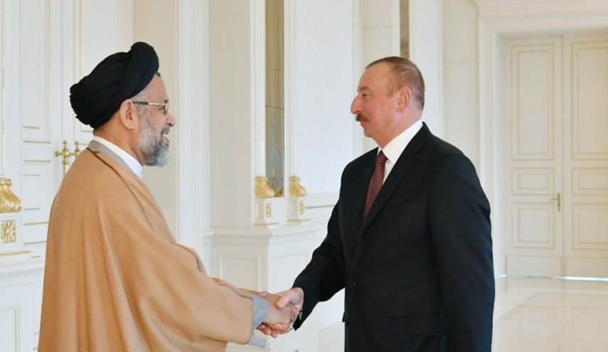 وزیر اطلاعات با رئیس جمهوری آذربایجان دیدار کرد
