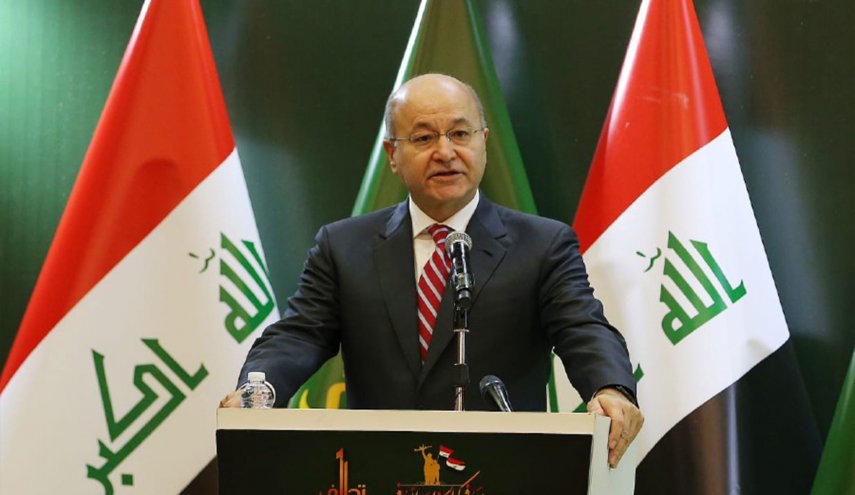 برهم صالح يثمّن مواقف ايران في حرب العراق ضد داعش