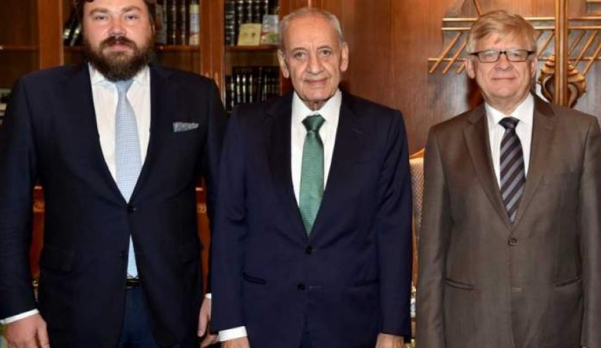 لبنان: بري يبحث مع السفير الروسي ووفد اقتصادي التعاون بين البلدين
