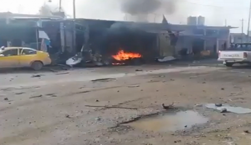 مقتل مدني واصابة 13 بـ ’اعتداء إرهابي’ في الموصل + ( صور ) 
