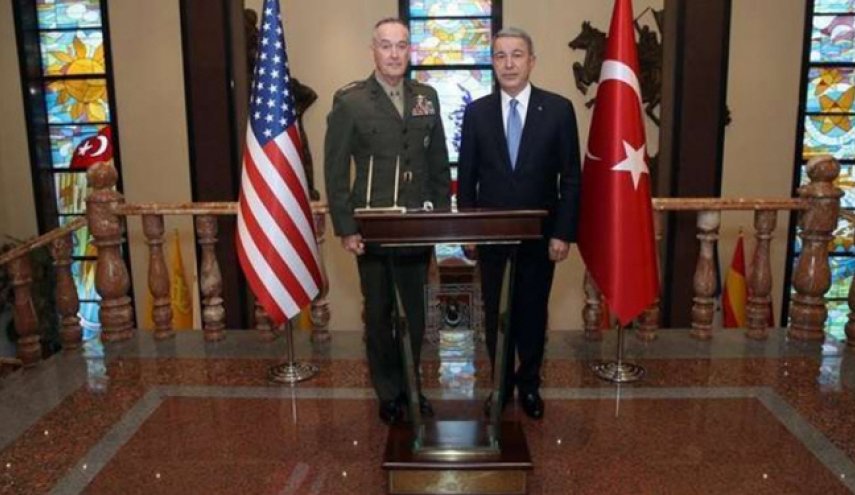 وزير الدفاع التركي ورئيس الأركان الأمريكي يبحثان سوريا في أنقرة


