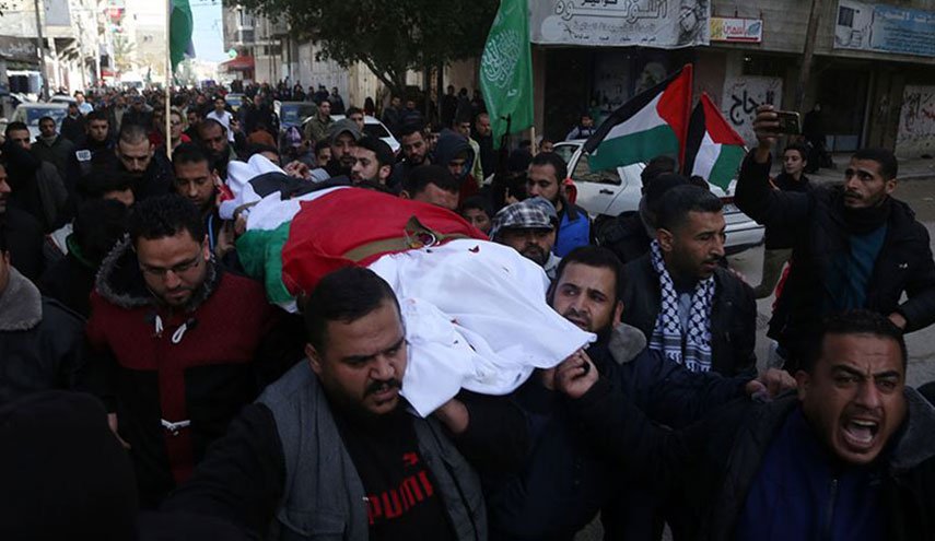 غزة تشيّع جثمان الشهيدة أمل الترامسي