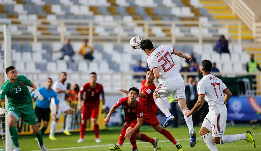 مباراة كرة القدم بين إيران و فيتنام في بطولة كأس اسيا 