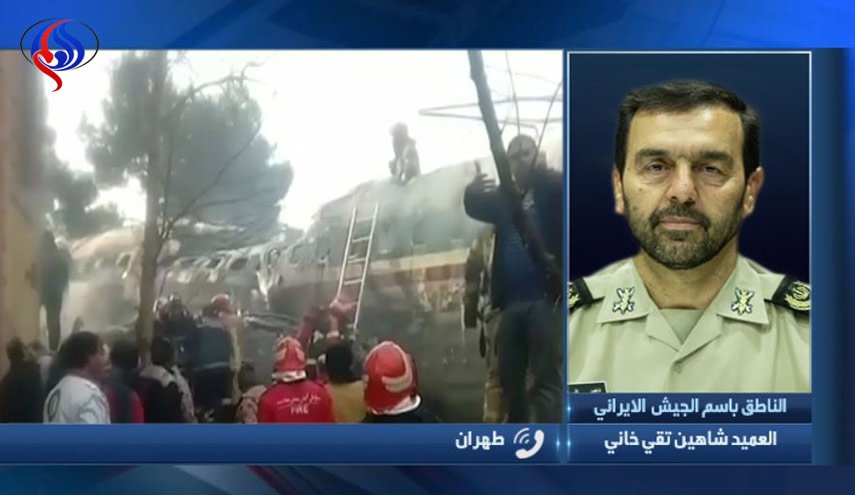 الجيش الايراني: استشهاد جميع أفراد طاقم الطائرة عدا مهندس الطيران
