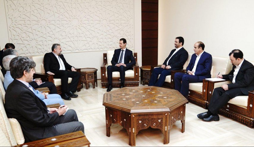 دیدار هیئت پارلمانی ایران با بشار اسد