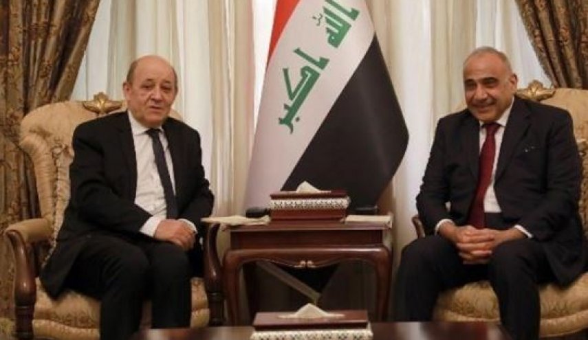 حضور وزیر خارجه فرانسه در نجف اشرف و ادعای جالب وی + عکس
