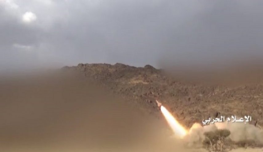 شلیک ۳ موشک زلزال ۱ ارتش یمن به مواضع مزدوران عربستان