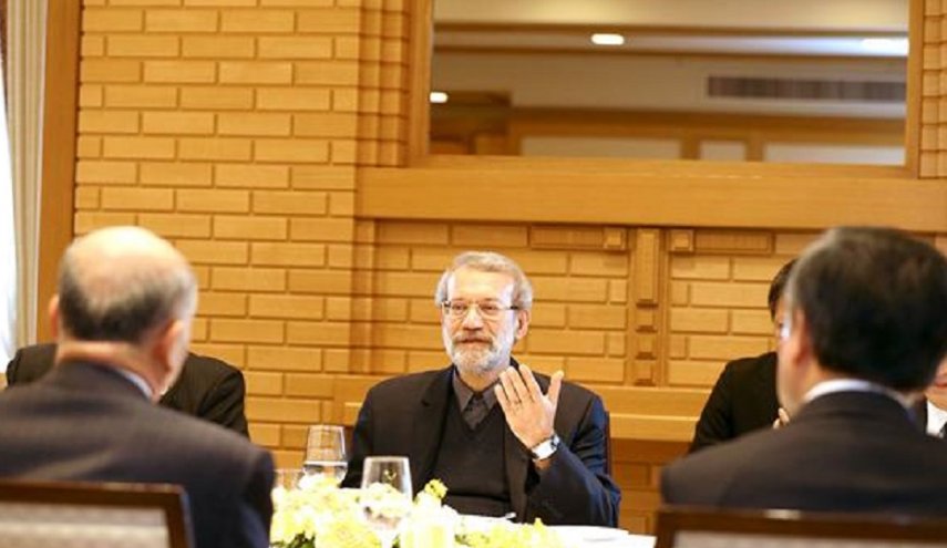 لاريجاني: الفرصة سانحة لاتخاذ خطوات مهمة بين إيران واليابان