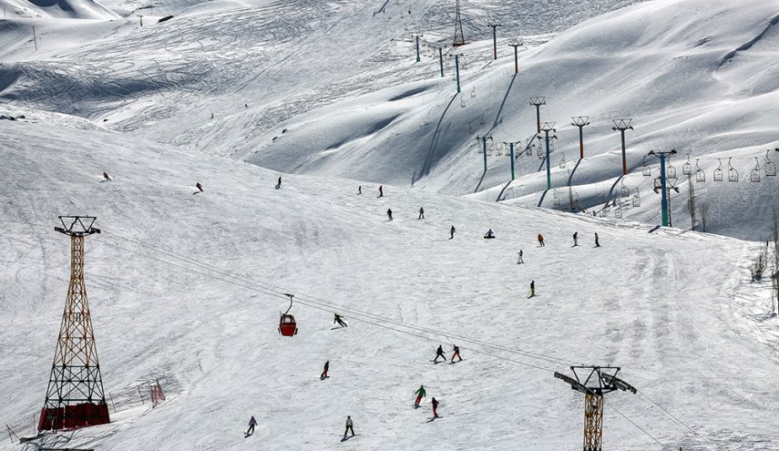 طبيعة محطة التزلج ديزين في شمال ايران