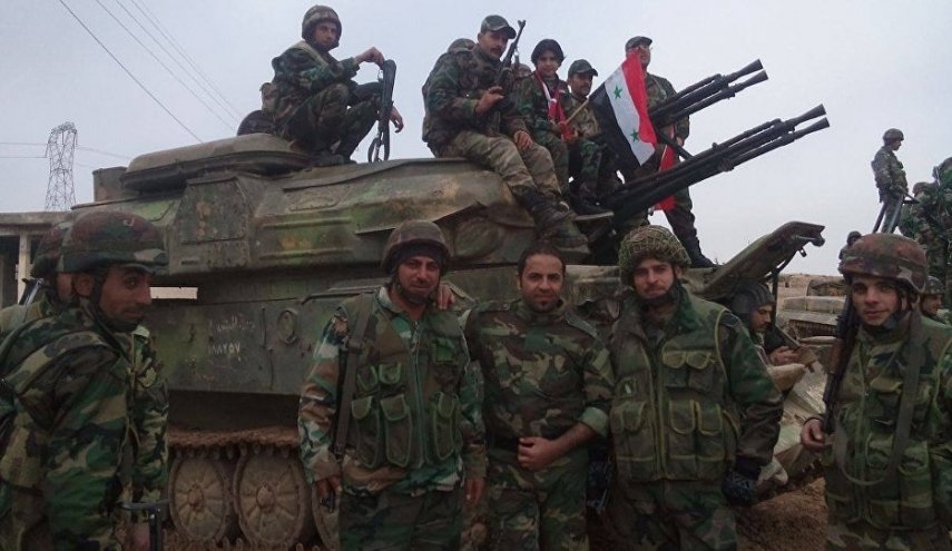 الجيش السوري يدمر مستودعات الإرهابيين في خان شيخون