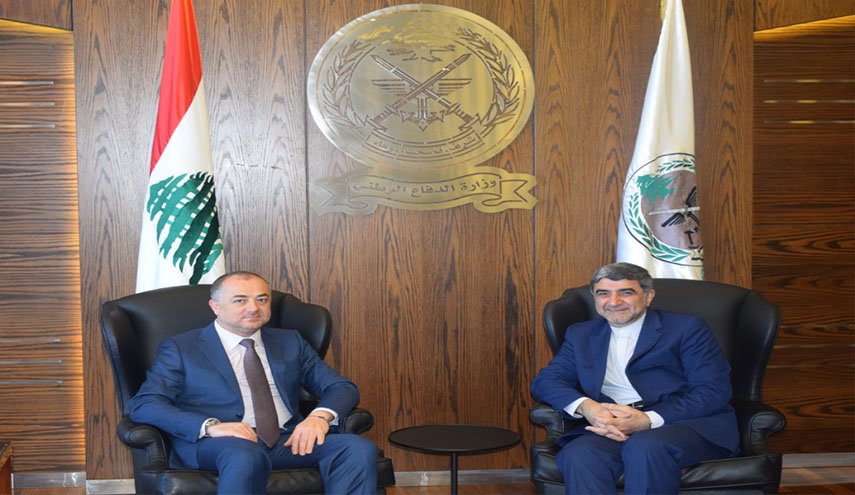 سفير ايران لدى بيروت يلتقي وزير دفاع لبنان الجديد