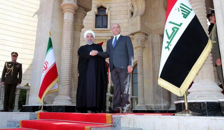 بازتات گسترده سفر روحانی به عراق در رسانه های غربی/ ایران بدنبال تقویت روابط با عراق است
