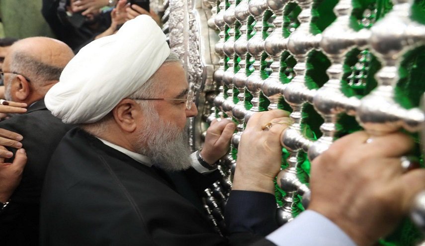 الرئيس روحاني یبدأ زيارة إلى مدينة كربلاء المقدسة+صور