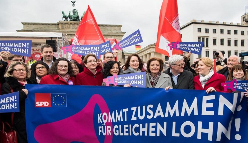 مسيرة للنقابات العمالية في برلين للمطالبة بالمساواة في الأجور