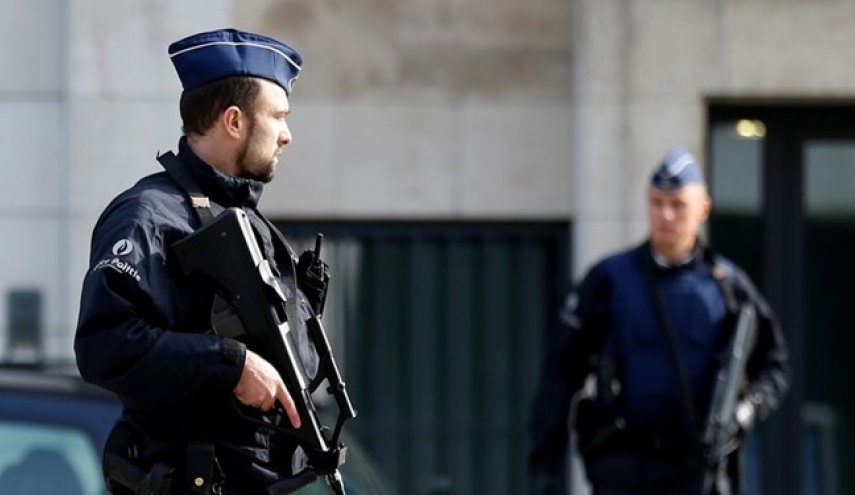 آماده‌باش امنیتی در نزدیکی مقر اتحادیه اروپا
