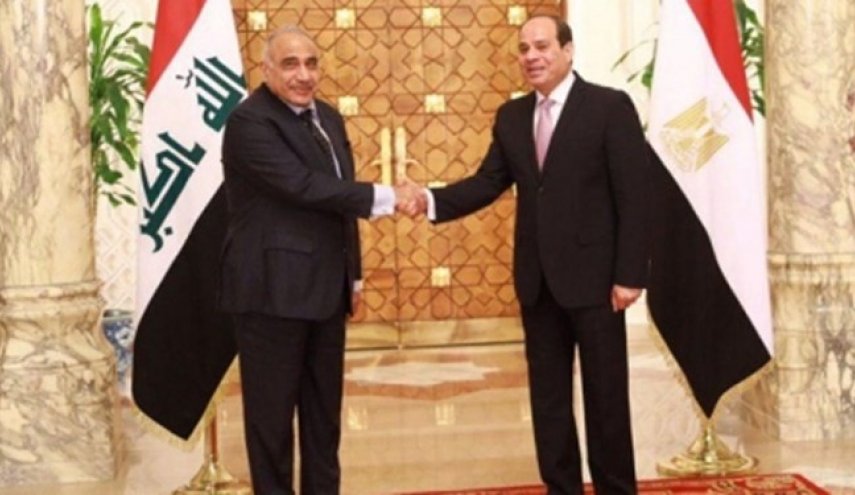 دیدار نخست‌وزیر عراق با رئیس‌جمهور مصر
