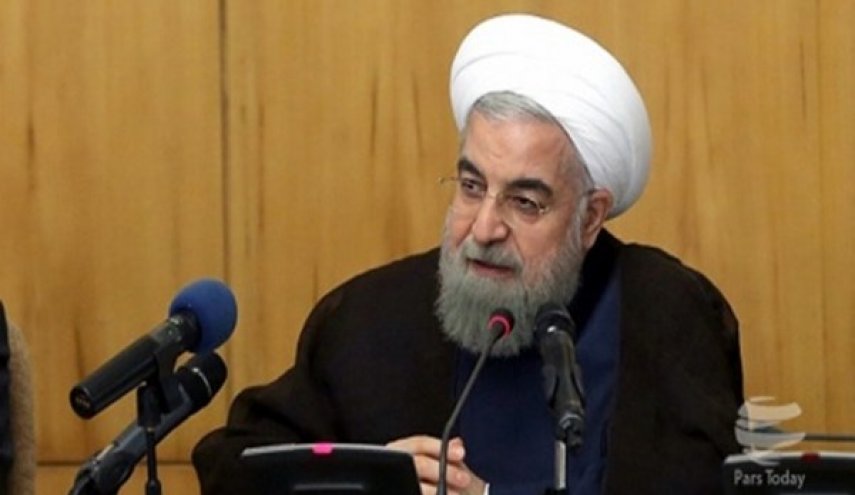 الرئيس روحاني يشكر الجيش وحرس الثورة 