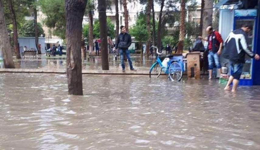 دمشق ترسل مساعدات لمتضرري السيول في شمال شرقي سوريا