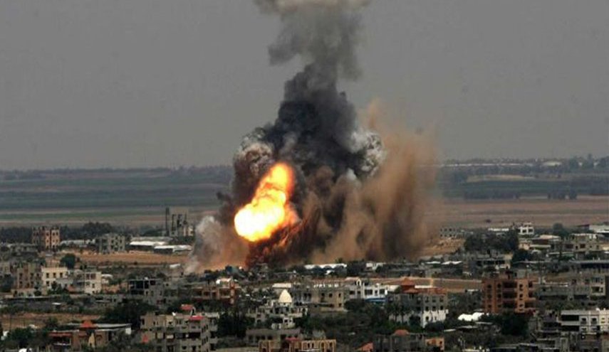 قصف جوي شرق مدينة غزة