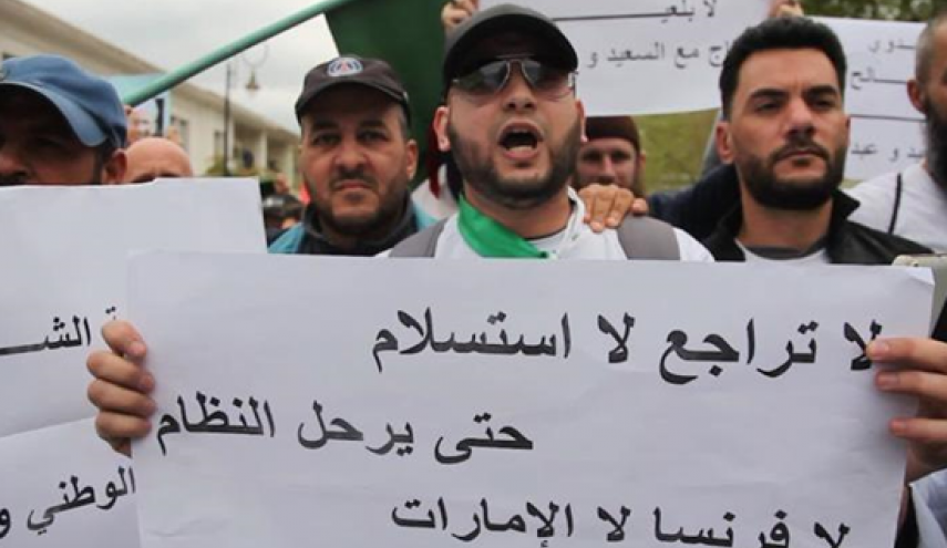 شاهد بماذا وصف متظاهرون جزائريون الإمارات وفرنسا؟