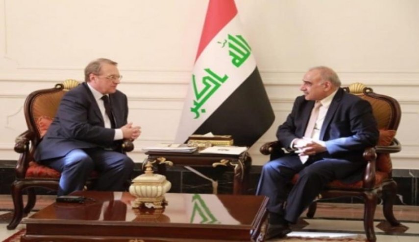 دیدار فرستاده ویژه پوتین با نخست‌وزیر عراق در بغداد