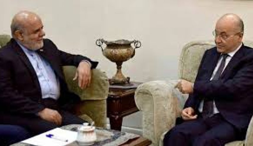 اظهارات مهم برهم صالح در دیدار با سفیر ایران در عراق