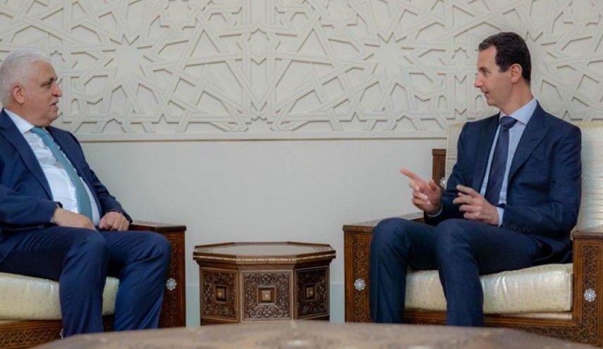 دیدار مشاور امنیت ملی عراق با «بشار اسد»/ تاکید بر اهمیت همکاری بغداد - دمشق