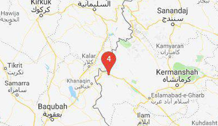 زلزله ۴.۳ ریشتری در قصر شيرين کرمانشاه
