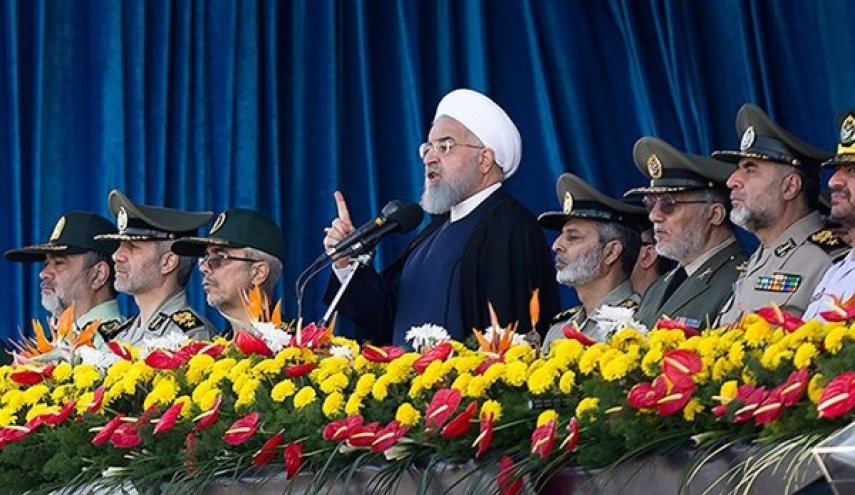 روحاني : قواتنا المسلحة خاصة الحرس هي من احبطت مخططات امريكا