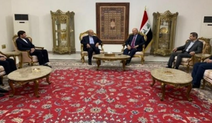 دیدار ایرج مسجدی با رئیس جمهوری عراق
