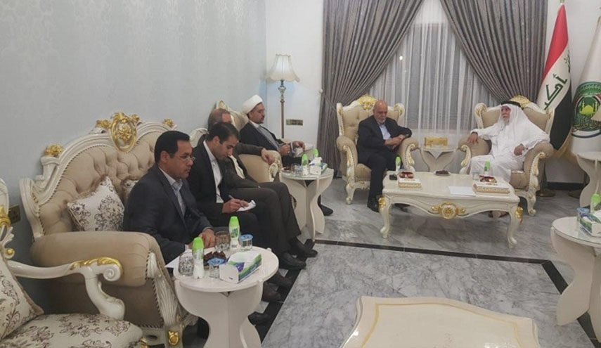 الهميم لسفير إيران: العراقيون معكم ونواجه المخاطر سوية