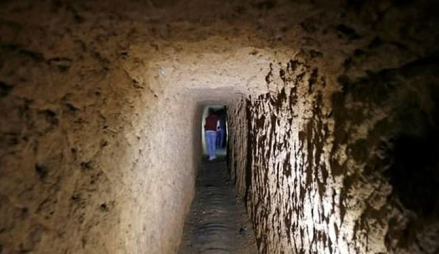 کشف تونل 20 متری تروریست‌ها در ریف حماه سوریه
