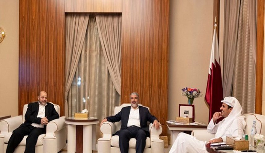 وفد من حركة 'حماس' يلتقي امير قطر