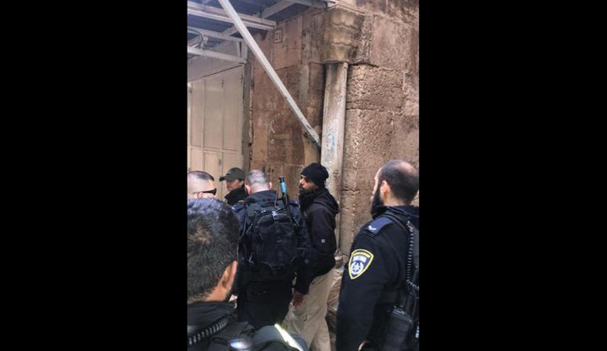 حمله صهیونیست ها به نگهبان مسجد الاقصی