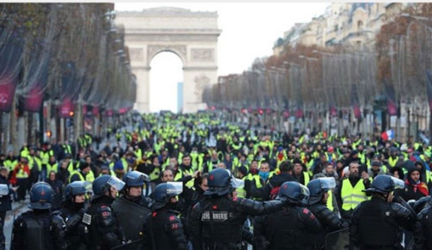 برگزاری 50 هزار تجمع اعتراضی در فرانسه ظرف یک سال