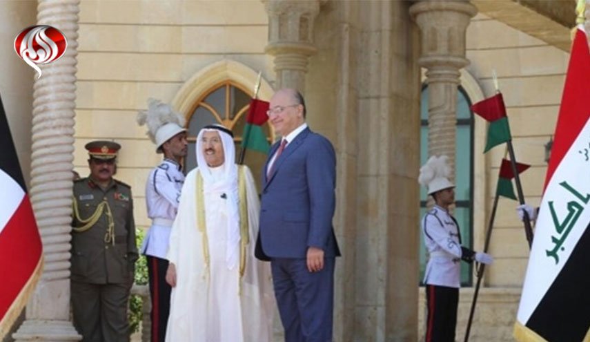 برهم‌صالح در دیدار با امیر کویت:  عراق در پی حصول توافق منطقه‌ای است