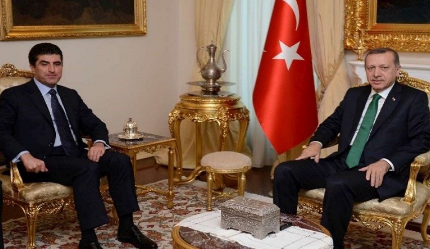 بارزاني يجتمع مع اردوغان في انقرة