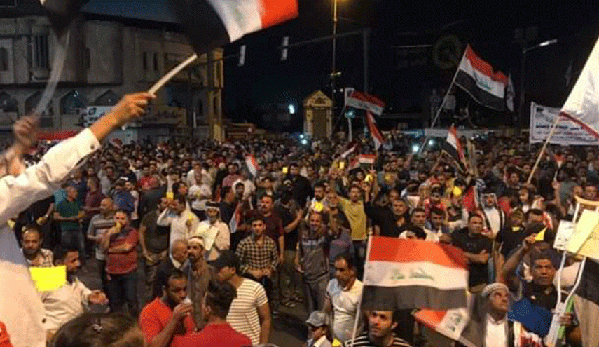 شاهد..تظاهرات حاشدة ببغداد وعدد من المحافظات العراقية