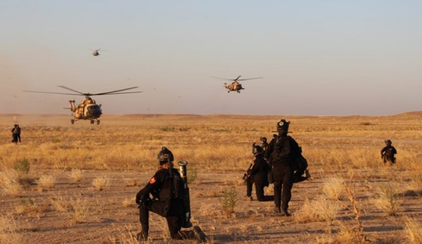 عملیات وسیع نیروهای عراقی برای پاکسازی مناطق بیابانی از تهدیدات امنیتی