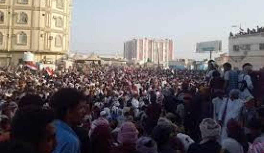 تظاهرات بزرگ در شرق یمن علیه «اشغالگری اماراتی-سعودی»