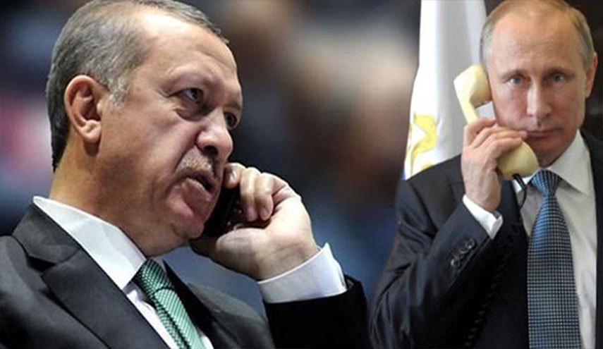 الشأن السوري محور اتصال هاتفي بين بوتين وأردوغان 